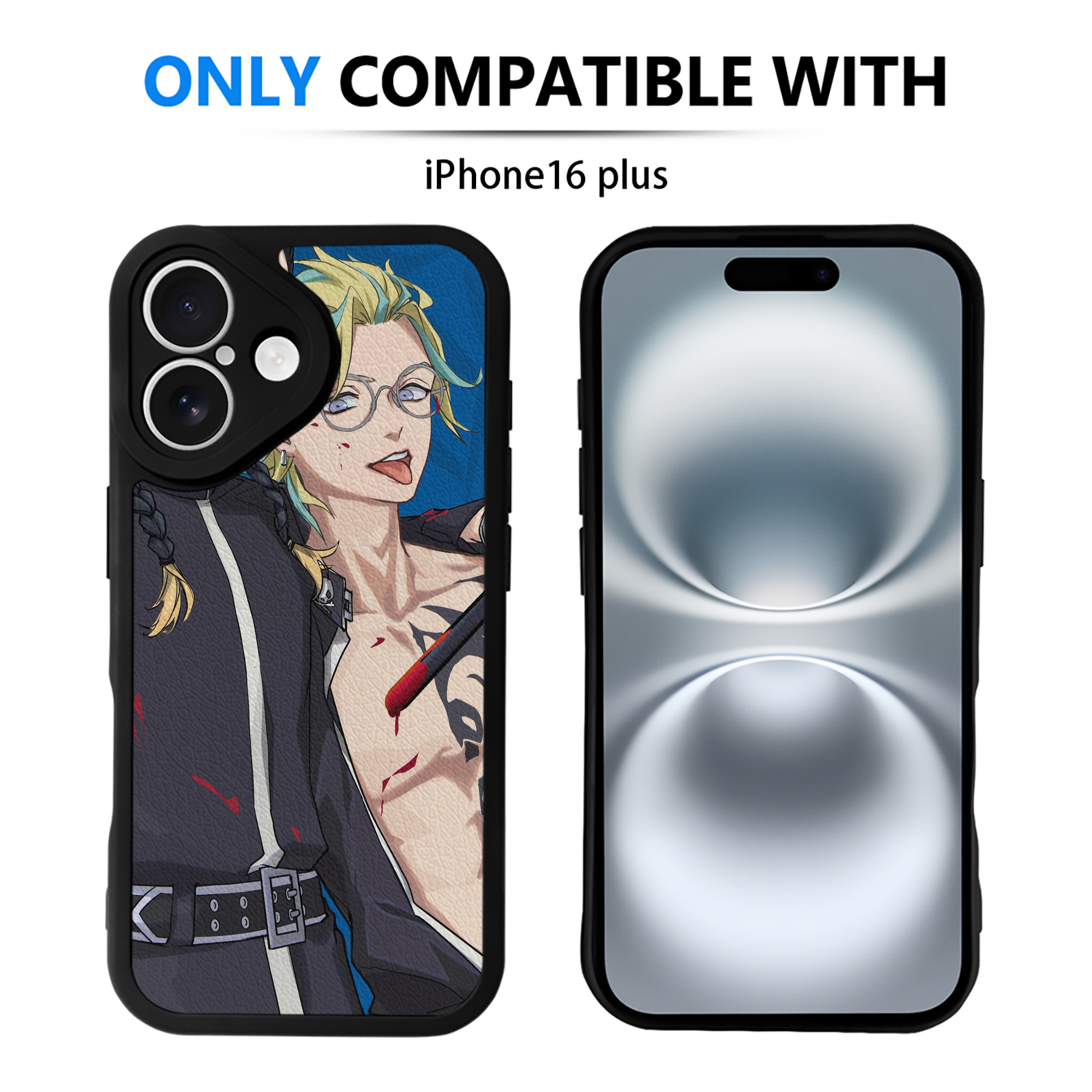 （画像用） 東京リベンジャーズ Tokyo Revengers 【iPhone 16シリーズ対応】シリコンスマホケース（レザー調） 材質：シリコン